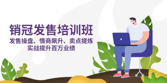销冠 发售培训班：发售 操盘+情商 飙升+卖点 提炼，实战提升百万业绩-轻创终点站