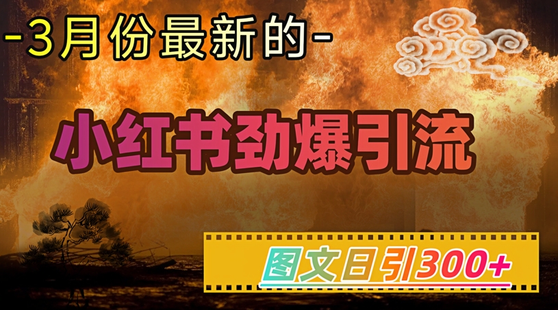 小红书超劲爆引流手段，图文日引300+轻松变现1W-轻创终点站