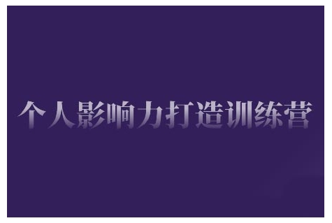 个人影响力打造训练营，掌握公域引流、私域运营、产品定位等核心技能，实现从0到1的个人IP蜕变-轻创终点站