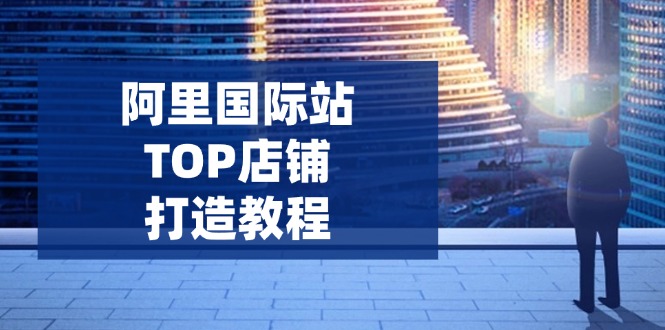 阿里国际站TOP店铺打造教程：涵盖平台到高阶，解决运营难题，提升询盘-轻创终点站