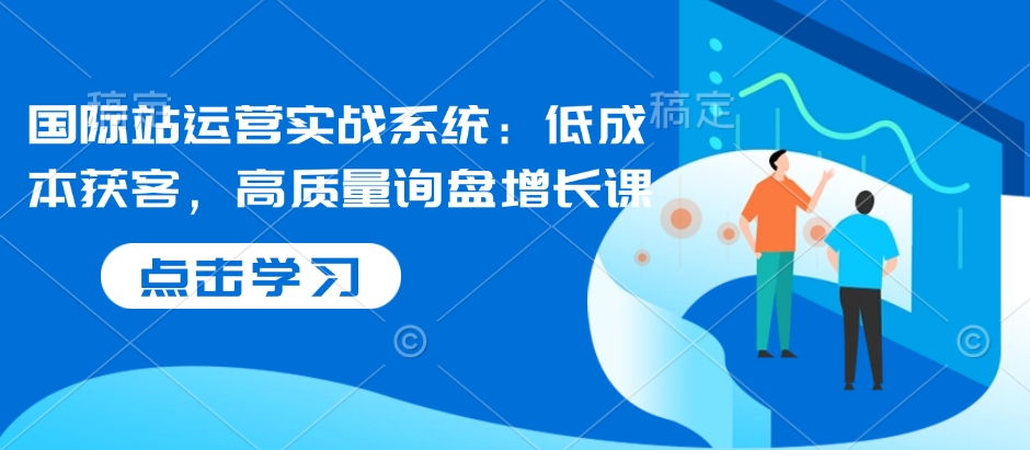 国际站运营实战系统：低成本获客，高质量询盘增长课-轻创终点站