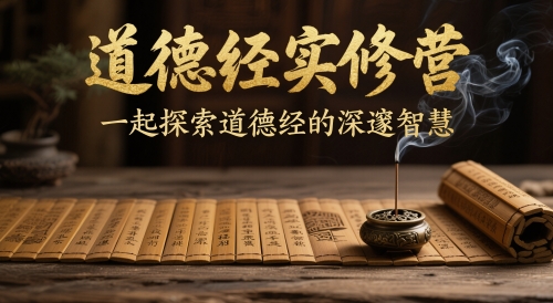 道德经实修营，一起探索道德经的深邃智慧-轻创终点站