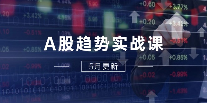A股趋势实战课：主力动向+政策红利，2025全年策略5月更新-轻创终点站