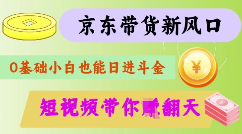 最新京东短视频带货代运营秘籍，轻松躺挣【揭秘】-轻创终点站