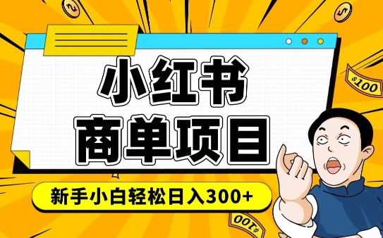 小红书千粉商单，稳定快速变现项目，实现月入6-8k并不是很难-轻创终点站