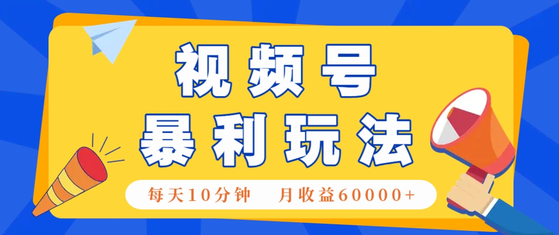视频号AI赚钱法，每天只需10分钟，月入6万+！(超详细拆解)-轻创终点站