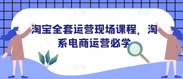 淘宝全套运营现场课程，淘系电商运营必学-轻创终点站