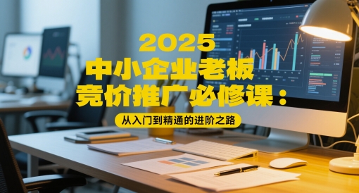 2025中小企业老板竞价推广必修课：从入门到精通的进阶之路-轻创终点站